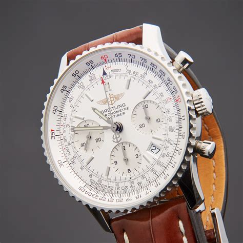 breitling chronometre navitimer a23322 subdials|Breitling a23322 pusher.